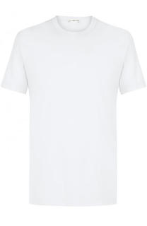 Хлопковая футболка с круглым вырезом James Perse
