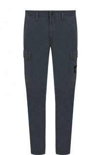 Хлопковые брюки с накладными карманами Stone Island