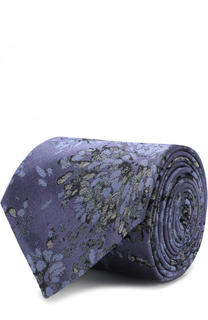 Шелковый галстук с узором Lanvin