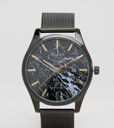 Черные часы с мраморным циферблатом Reclaimed Vintage Inspired - Черный