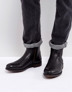 Черные кожаные ботинки на молнии Steve Madden Lydon - Черный