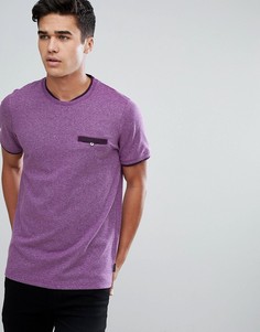 Фиолетовая меланжевая футболка Ted Baker - Фиолетовый