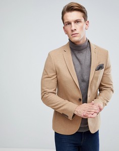 Блейзер скинни Moss London - Коричневый