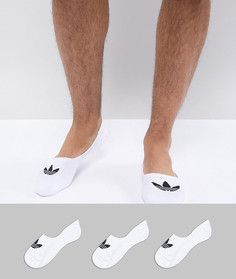 Белые невидимые носки adidas Originals CV5941 - Белый