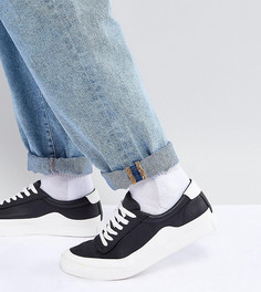 Монохромные кроссовки для широкой стопы ASOS - Черный