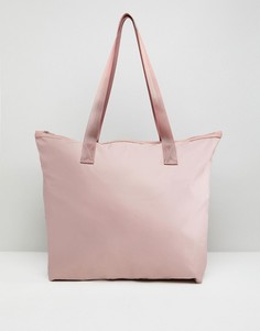 Повседневная сумка для покупок на молнии ASOS - Розовый