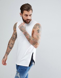 Свободная майка с контрастными боковыми разрезами ASOS - Мульти