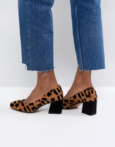 Замшевые туфли на каблуке ASOS SPEARMINT - Мульти