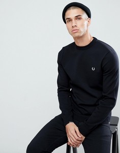 Черный зауженный джемпер Fred Perry - Черный