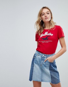 Футболка с логотипом Hollister Diego - Красный