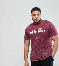 Красная выбеленная oversize-футболка Ellesse Plus - Красный