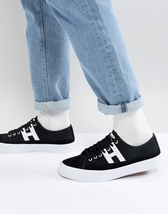 Черные низкие кроссовки HUF Hupper 2 - Черный