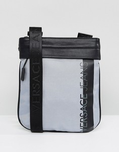 Серая сумка для авиапутешествий с большим логотипом Versace Jeans - Серый