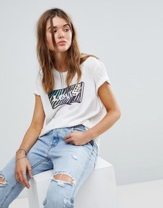 Футболка с логотипом зебровой расцветки Levis - Белый Levis®