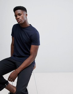 Темно-синяя футболка Weekday Alan - Темно-синий