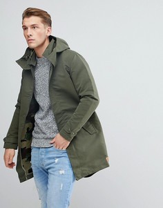 Легкая парка с камуфляжным принтом на подкладке Jack &amp; Jones Originals - Зеленый