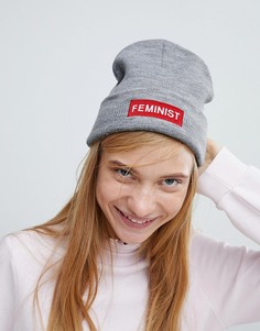Шапка-бини Monki - Серый