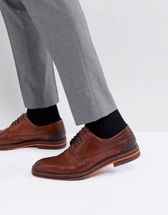 Светло-коричневые кожаные броги Ted Baker Gourduns - Рыжий