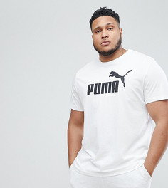 Белая футболка Puma PLUS ESS No.1 83824102 - Белый