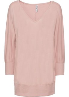 Футболка в стиле оверсайз (розовый) Bonprix