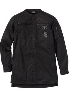 Футболка Slim Fit (черный) Bonprix