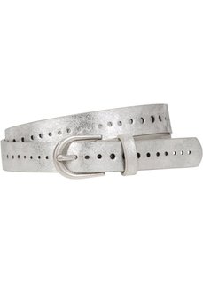 Ремень с перфорацией (серебристый) Bonprix