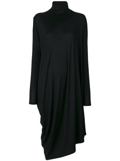 асимметричное платье из джерси Mm6 Maison Margiela