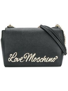 сумка на плечо с бляшкой с логотипом Love Moschino