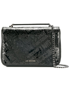 сумка на плечо с тиснением логотипа Love Moschino