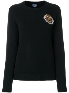 свитер с вышивкой Polo Ralph Lauren