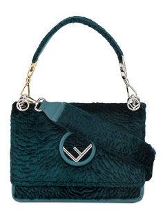 бархатная сумка Kan I F Fendi
