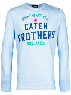 Caten Brothers print sweatshirt Dsquared2