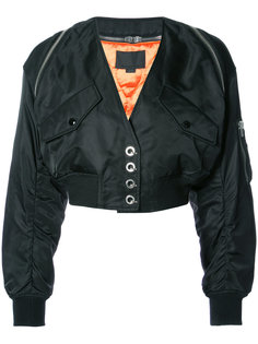 укороченная куртка-бомбер с V-образным вырезом Alexander Wang