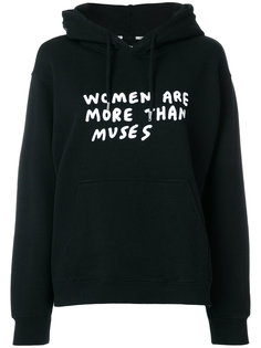 slogan print hoodie House Of Holland