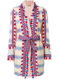 пальто-кардиган в полоску с кисточками  Dodo Bar Or