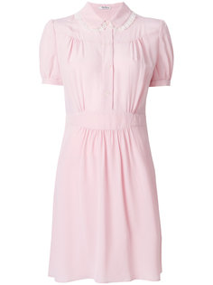 short sleeve shirt dress Miu Miu