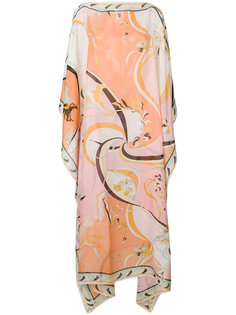 платье-туника с цветочным принтом  Emilio Pucci