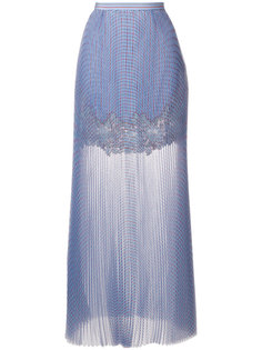 длинная юбка с кружевной панелью Ermanno Scervino