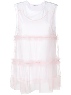 layered ruffle vest top P.A.R.O.S.H.