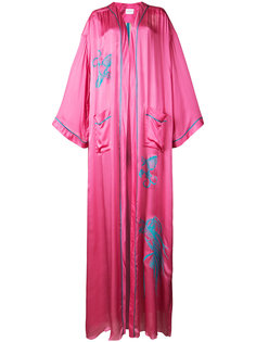 удлиненный кардиган с вышивкой Vionnet
