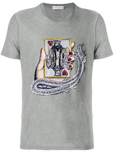 футболка с вышивкой Etro