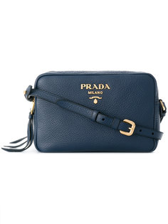 logo plaque cross body bag Prada