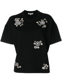 укороченная футболка с отделкой  McQ Alexander McQueen