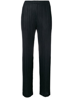 брюки с завышенной талией и складками  Pleats Please By Issey Miyake