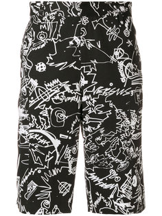 printed deck shorts Versus