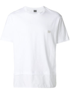 футболка с контрастным логотипом Les Hommes Urban
