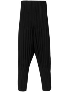 брюки в рубчик с заниженной проймой Homme Plissé Issey Miyake