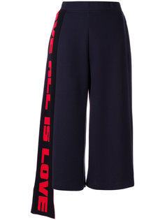 укороченные расклшенные брюки  Stella McCartney