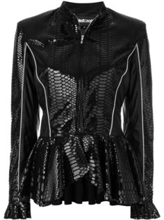 приталенная куртка с баской  Just Cavalli