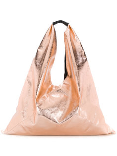 сумка-тоут с отделкой металлик Mm6 Maison Margiela